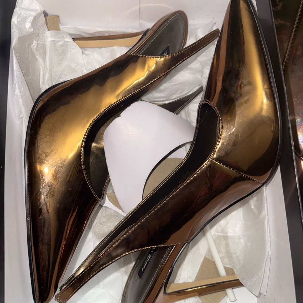 Nine West Brown Heels Elegant Stiletto Pumps